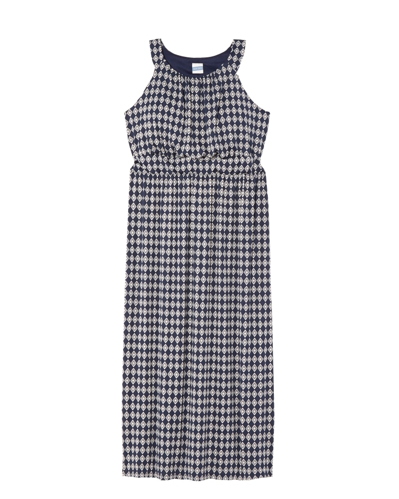 Front of plus size Oceanway Sleeveless Halterneck Maxi Dress by Meri Skye | Dia&Co | dia_product_style_image_id:131720